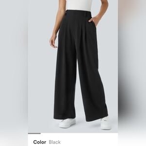 HALARA Black Wide-Leg Pants